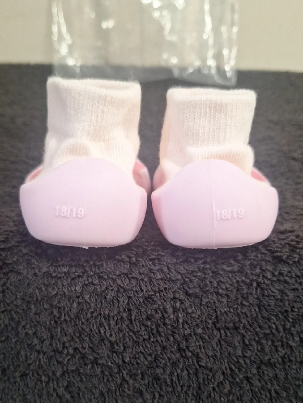 Tiny Explorings Sock Shoes - Pink - 18/19 (0-6 Months)